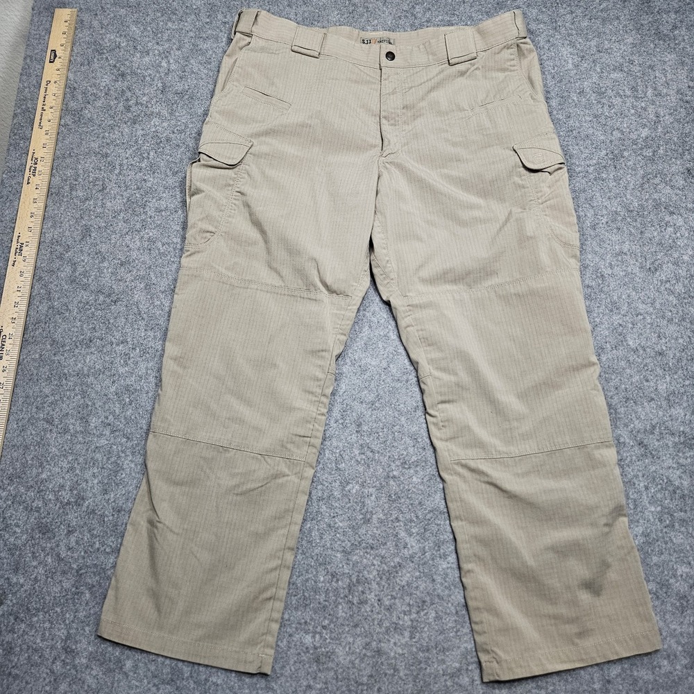 5.11 Tactical Ripstop Cargo Pants Size 40x30 Tan